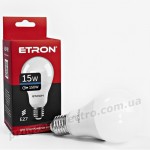 Лампа світлодіодна ETRON Light 1-ELP-092 A65 15W 6500K E27