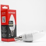 Лампа світлодіодна ETRON Light 1-ELP-023 C37 8W 3000K 220V E14
