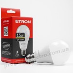 Лампа світлодіодна ETRON Light 1-ELP-003 A65 15W 3000K E27