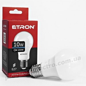 Лампа світлодіодна ETRON Light 1-ELP-094 A60 10W 6500K E27