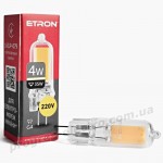 Лампа світлодіодна ETRON Light 1-ELP-079 G4 Glass 4W 3000K 220V