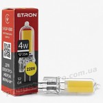 Лампа світлодіодна ETRON Light 1-ELP-080 G4 Glass 4W 4200K 220V