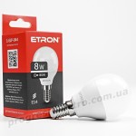 Лампа світлодіодна ETRON Light 1-ELP-044 G45 8W 4200K 220V E14