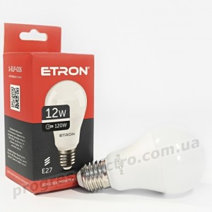 Лампа світлодіодна ETRON Light 1-ELP-006 A60 12W 4200K E27