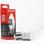 Лампа світлодіодна ETRON Light 1-ELP-026 C37 6W 4200K 220V E27