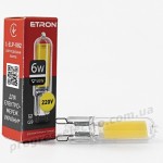 Лампа світлодіодна ETRON Light 1-ELP-082 G9 Glass 6W 4200K 220V