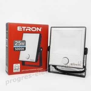 Прожектор світлодіодний ETRON Spotlight 1-ESP-224 25W 5000К з датчиком руху