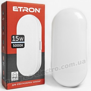 Світильник світлодіодний ETRON Communal 1-ESP-505-E 15W 5000К ellipse