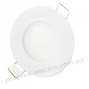 Світлодіодний світильник врізний ЄВРОСВІТЛО 3Вт коло LED-R-90-3 4200К