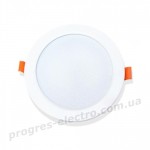 Світлодіодний світильник врізний EVROLIGHT 6Вт коло PLAIN-6R 6400К