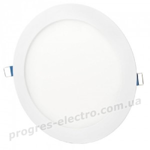 Світлодіодний світильник врізний ЄВРОСВІТЛО 24Вт коло LED-R-300-24 4200К