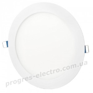 Світлодіодний світильник врізний ЄВРОСВІТЛО 24Вт коло LED-R-300-24 6400К