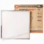 Панель світлодіодна ЄВРОСВІТЛО 32Вт PANEL LED-SH-600-20 4000K 2300Лм