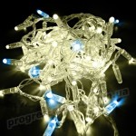 Гірлянда вулична STARLIGHT бахрома теплий/білий Flash 75LED IP44 прозорий 2x0.7м