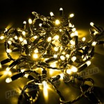 Гірлянда вулична STARLIGHT бахрома жовтий 75LED IP44 чорний 2x0.7м Гірлянда вулична STARLIGHT бахрома жовтий 75LED IP44 чорний 2x0.7м