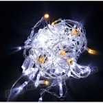 Гірлянда вулична STARLIGHT бахрома білий/жовтий Flash 75LED IP44 прозорий 2x0.7м Гірлянда вулична STARLIGHT бахрома білий/жовтий Flash 75LED IP44 прозорий 2x0.7м