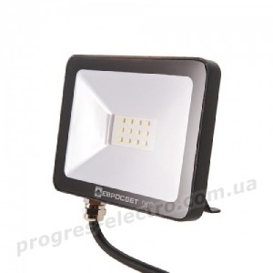 Прожектор світлодіодний ЄВРОСВІТЛО 10Вт 6400К EV-10-504 PRO-XL