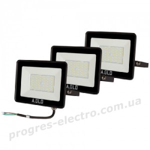 Набір із 3-х прожекторів світлодіодних A.GLO GL-11-50 50W 6400K Набір із 3-х прожекторів світлодіодних A.GLO GL-11-50 50W 6400K