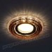Вбудований світильник Feron CD877 з LED підсвічуванням прозорий