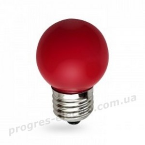 Лампа світлодіодна Feron 25116 LB-37 1W E27 червона