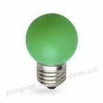Лампа світлодіодна Feron 25117 LB-37 1W E27 зелена