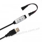 Світлодіодна стрічка Feron LS708 RGB з USB та мініконтролером