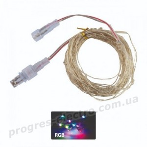 Гірлянда вулична світлодіодна "MONTANA-RGB" вологозахищена в силіконі