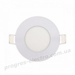 Світильник врізний "Slim-3" 3W 6400K