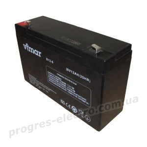 Акумуляторна батарея Vimar B12-6 6В 12АЧ