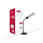 Настільна лампа розумна MAXUS DKL 8W (трансформ., акум., таймер, дим., темп.) чорна