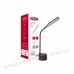 Настільна лампа розумна MAXUS DKL 8W (звук, USB, димінг, температура) чорна