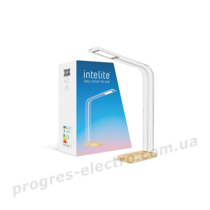 Настільна лампа розумна Intelite DL5 8W (димінг, ексклюзивний дизайн) прозора