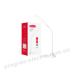 Настільна лампа розумна MAXUS DKL 6W (акумулятор, димінг) біла, квадрат
