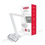 Настільна лампа з бездротовою зарядкою MAXUS DL 13W 4100K WH