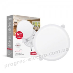 Світлодіодний світильник MAXUS SP Adjustable 12W 4100K Circle