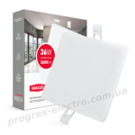 Світлодіодний світильник MAXUS SP edge 36W, 4100К (квадрат)
