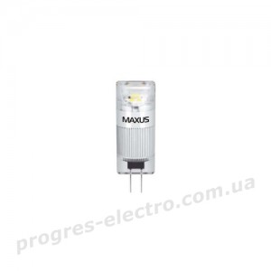 Лампа світлодіодна MAXUS 1W тепле світло G4 (1-LED-339-T)