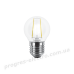 Лампа світлодіодна філаментна MAXUS, G45, 4W, яскраве світло, E27 (1-LED-546-01)