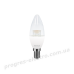Лампа світлодіодна MAXUS C37 CL-C 4W тепле світло E14 (1-LED-5313)