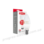 Лампа світлодіодна MAXUS C37 CL-C 4W тепле світло E14 (1-LED-5313)