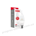 Лампа світлодіодна MAXUS C37 CL-T 4W тепле світло E14 (1-LED-5315)