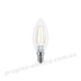 Лампа світлодіодна філаментна MAXUS, C37, 4W, яскраве світло, E14 (1-LED-538-01)