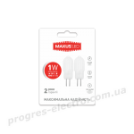 Лампа світлодіодна MAXUS G4 1W тепле світло 12V AC/DC (2-LED-205)