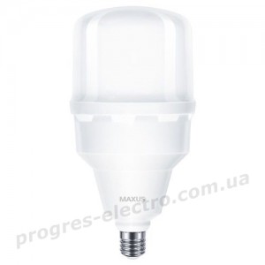 Лампа світлодіодна MAXUS HW 50W 5000K E27/E40