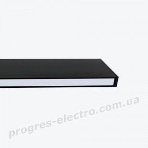 Світлодіодний світильник лінійний Maxus assistance Line Slim Pro 40W 80Ra 4000 1200mm 140B UpDown IP20 Black linkable