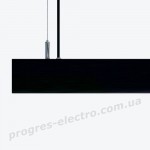 Світлодіодний світильник лінійний Maxus assistance Line Slim Pro 30W 80Ra 4000 1500mm 140B Down IP20 Black