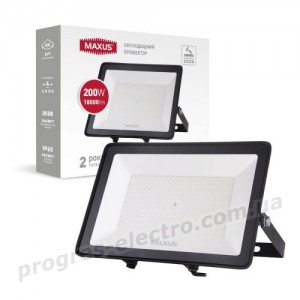 Прожектор світлодіодний MAXUS FL-04 200W 5000K IP65
