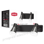 Спот світильник на 2 лампи MAXUS MSL-02W 2x4W 4100K чорний