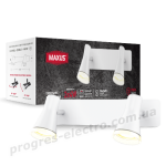 Спот світильник на 2 лампи MAXUS MSL-02W 2x4W 4100K білий
