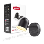 Спот світильник MAXUS MSL-01C 4W 4100K чорний